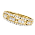 thumbnail image 3 of Aonejewelry 0.50 Ctw. Diamond Delicate Wedding Band In 14K Yellow Gold, 3 of 4