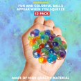 thumbnail image 2 of Mesh Balls - Squishy Fidget Balls Stress Reliever Party Favors - 12 Pack, 2 of 5