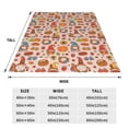 thumbnail image 3 of Sikiie Fall Thanksgiving Ultra-Soft Micro flannel Blanket Luxury All Seasons Warm Blanket for Bedding Sofa and Travel (4 sizes)-80"x60", 3 of 7