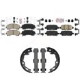 thumbnail image 1 of Transit Auto Front Rear Ceramic Disc Brake Pads and Parking Shoes Kit for Car Nissan Rogue KNN-101496, 1 of 11