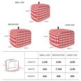 thumbnail image 6 of Toaster Cover 4 Slice, Red White Plaid Dustproof Bakeware Oven Protector with Top Hook, Modern Farmhouse Buffalo Check Gingham Waterproof Small Kitchen Appliance Toasters Dust Cover, 12"x11"x8", 6 of 9