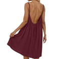 thumbnail image 4 of Elegant Sleeveless Backless Loose Dress Robe Homewear Comfortable Casual Wear, 4 of 8
