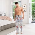 thumbnail image 7 of GZHJMY Mandala Print Men's Pajama Pants, Soft and Comfortable Lounge Sleep Bottoms with Pockets, Men's Sleepwear with Custom Print, Large, 7 of 7