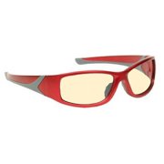 Driving Glasses with Peach - Polycarbonate Double Sided Anti-reflective Coating, Scratch Coating and UV Protection