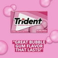 thumbnail image 6 of Trident Sugar Free Gum, Bubblegum, 3 packs of 14 Pieces (42 Total Pieces), 6 of 12