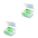 thumbnail image 1 of Soidarity 40 Uds. Cepillo interdental cabeza de hilo flexible Push-Pull cepillos de de plástico en forma de I herramienta de higiene bucal Verde 0.8 mm 2piezas Soidarity CBP089677, 1 of 5