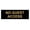 Black Gold, variant on Basic No Guest Access Sign (White) - Small