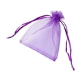 thumbnail image 2 of 100Pcs Fruit Protection Bags, Green Netting Cover Bags Drawstring Mesh Fruit Protectors Pest Barrier for Tomato Mango Trees Veggies Garden(S,Purple), 2 of 6