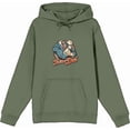 thumbnail image 4 of Full Time Dad Business Suit Adult Olive Long Sleeve Hoodie-3XL, 4 of 6