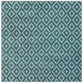 thumbnail image 1 of Trans-Ocean Imports RVIS8764133 7 ft. 10 in. Liora Manne Square Riviera Nested Diamond Indoor & Outdoor Rug - Navy, 1 of 1
