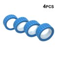 thumbnail image 4 of Wweixi 4 Pcs 1/18 Remote Control Model Car Tire Tread Pattern Replaceable Part Kit Replacement for WLtoys A949 A959 A969 A979 K929 Blue, 4 of 8