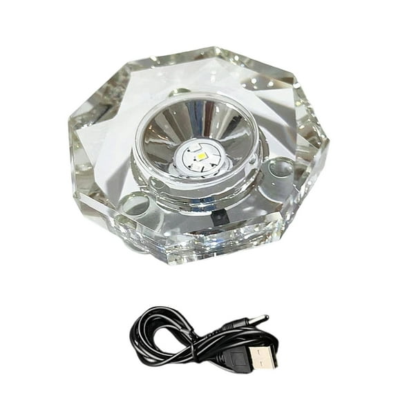 Multiple Color Rotating Stand USB Powered for Jewelry Artwork Showcase