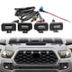 thumbnail image 1 of 4 Luces Led Para Parrilla Para Tacoma 2020 2021 2022 2023, Parrilla Oem Que Incluye Modelos Trd Off Road Y Deportivos, Luz Led Estilo Raptor (Luz Blanca Con Carcasa Negra), 1 of 5