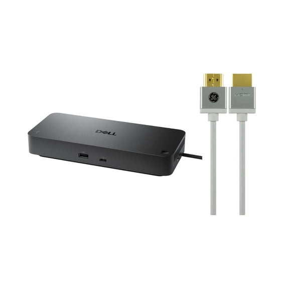 Dell Pro Smart Dock SD25 130W Power Delivery and Remote Management (Black) Bundle with HDMI Cable (2 Items)