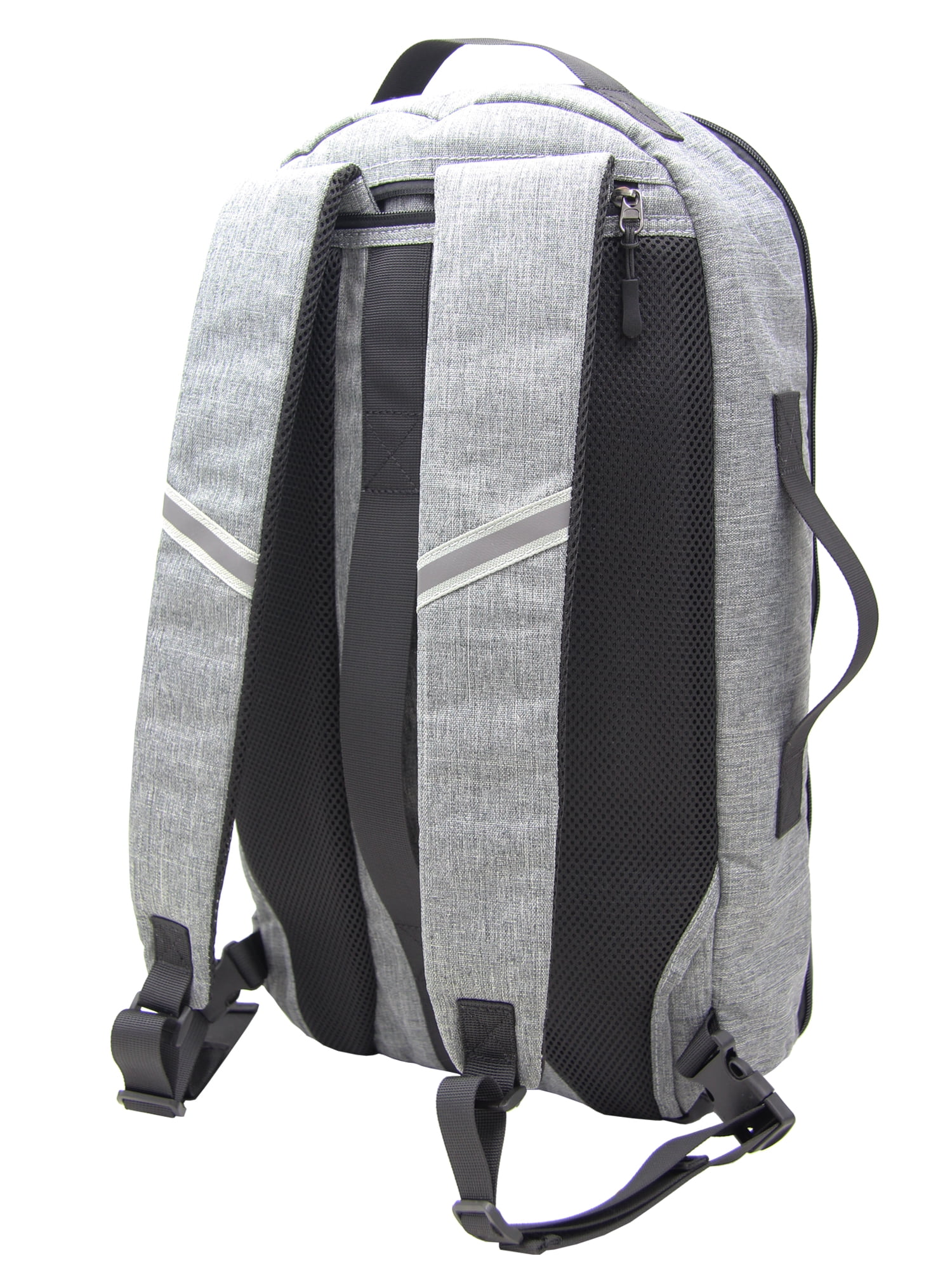 Protege 20" Convertible Travel Backpack with Multi Pockets and Trolley Sleeve, Gray