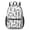 Police and Officer White Pattern, variant on Police and Officer White Pattern 17" Waterproof Oxford School Backpacks for Teens, S-Shape Padded Straps, for School, Travel, Hiking, Camping