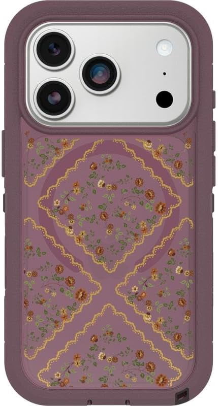 OtterBox iPhone 17 Pro (Only) Bundle: Defender Series XT Case & Screen Protector - Dusk Reverie (Purple) - Snaps on MagSafe - Tough - Rugged & Durable - Non-Retail Packaging