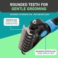 thumbnail image 2 of Dog Brush for Shedding Pet Supplies Clearance, Skin Friendly Deshedding Grooming Tool for Dogs & Cats, Suitable for Shedding & Haired Pets, 2 of 9
