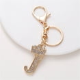 thumbnail image 3 of A-Z Letter Key Chains,Initial Letter Keychains,Rhinestone Decoration Alphabet Car Keyrings,Keychain Accessories For Purse,Bag,Backpack U, 3 of 8