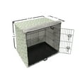 thumbnail image 6 of Leaf Dog Crate Cover, Ivy Patterns with Tiny Green Leaves Branches Creme Contemporary Illustration, Easy to Use Pet Kennel Cover Small Dogs Puppies Kittens, 7 Sizes, Green Brown, by Ambesonne, 6 of 6
