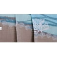 Coastal Seaside Cottage Quilt Set with Shams Sea Shell Print Pattern