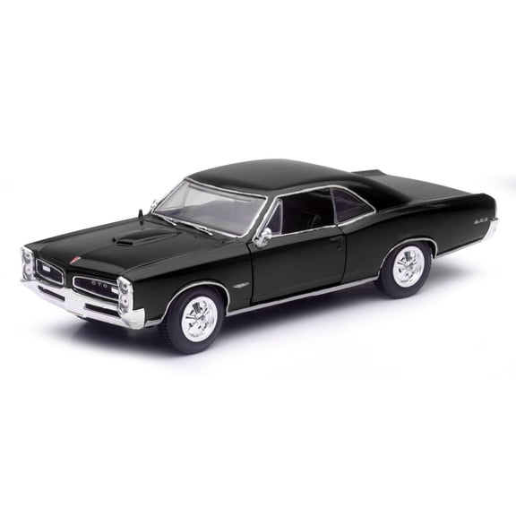 New Ray 1966 Pontiac GTO 1:25 Scale Die Cast Model Vehicle Black