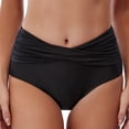 thumbnail image 1 of Goodwill Women's Cheeky Swimsuit Twist Front Bikini Bottoms Ruched Swim Bottoms, 1 of 7