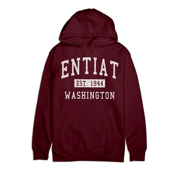 Entiat Washington Classic Established Premium Cotton Hoodie
