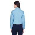 thumbnail image 3 of Harriton Ladies' Long-Sleeve Oxford with Stain-Release - M600W, 3 of 4