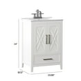 thumbnail image 3 of Twin Star Home 24" Single Bathroom Vanity with Lower Drawer, 3 of 14