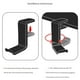 thumbnail image 4 of Auriculares Para Juegos De Pc, Gancho Para Auriculares, Soporte Para Colgar, Soporte Para Auriculares Con Brazo Ajustable Y Giratorio, Diseño Para Debajo Del Escritorio, Ajuste Universal, Organizado, 4 of 4