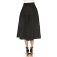 thumbnail image 3 of White Mark Women's Flared Tweed Skirt, 3 of 6