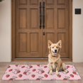 thumbnail image 4 of Pink Cow Strawberry Pattern Door Rugs,Washable Non Slip Door Mats Indoor,Decorative Door Mats,Entry Mat Indoor for Entrance,Bedroom,Kitchen,Bathroom,16"x47", 4 of 6