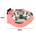 thumbnail image 2 of Laklulu Pets se puede colgar, diseño de cuenco de acero inoxidable, fácil de limpiar para comer y beber., 2 of 5