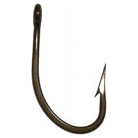 UPC: 0023534120518 | Mustad O Shaughnessy Hook (Bronze) – 2/0 100pc