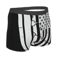thumbnail image 2 of KLL Submarine Vintage Flag Men's Cotton Boxer Briefs Underwear-Medium, 2 of 8