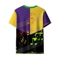 thumbnail image 6 of Craaazy Unisex Funny Print Crewneck Short Sleeve Mardi Gras T-Shirts Gifts, 6 of 8