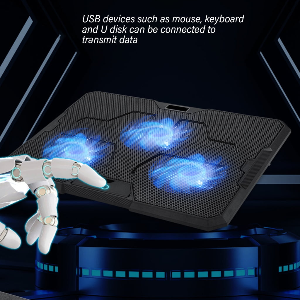Portable Laptop Cooling Pad Radiators Stand with 3 Adjustable Height Keep Your Notebook Cool and Stable