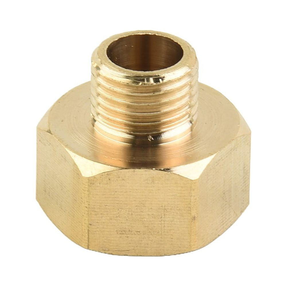 Suyin Brass Gas Pipe Adapter 1/2"Inner Thread X 1/4" External Thread