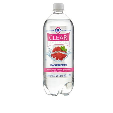 Clear American Sparkling Water, Raspberry , 33.8 fl oz