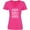Hot Pink, variant on Inktastic Breast Cancer Awareness Fight Believe Hope Survive Women's V-Neck T-Shirt
