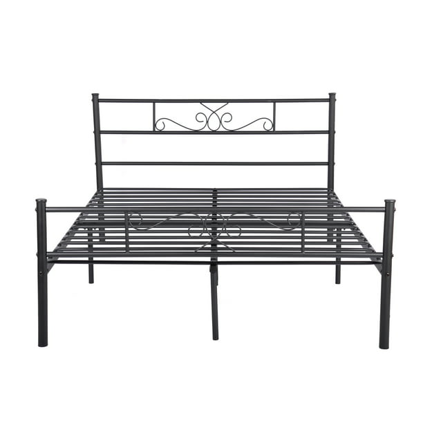 Cheerwing Easy Set Up Premium Metal Bed, Green Forest Bed Frame