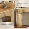 thumbnail image 6 of 43 Inch Farmhouse Long Console Table, Wooden Sofa Table for Behind Couch, Entryway Furniture for Living Room or Hallway, Foyer Accent in Cracked Oak, 6 of 8