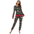 thumbnail image 6 of Purcoar Classic Christmas Deer Print Matching Family Christmas Pajama Set, 6 of 10
