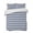 Blue, variant on Quilts Twin XL Size, Navy Blue Striped Soft Comforter Bedding Set for Bed, Farmhouse Striped Geometric Art Lightweight Quilted Bedspread with Pillow Cover(2 Pieces) for All Season, 68x98 Inch