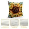 thumbnail image 4 of JEUXUS Cheerful flower God Says You Are Decorative Throw Pillow Cover  Christian Encouragement Bible Verse Decorations For Home Bedroom Living Room Girl Room, Christian Gift for Women Teens Girls, 4 of 5