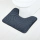 thumbnail image 4 of Cateissary 3x Pedestal de baño ecológico, tapa de inodoro suave y absorbente, fácil de limpiar e instalar, moderno Juegos de accesorios de baño rojo, 4 of 6
