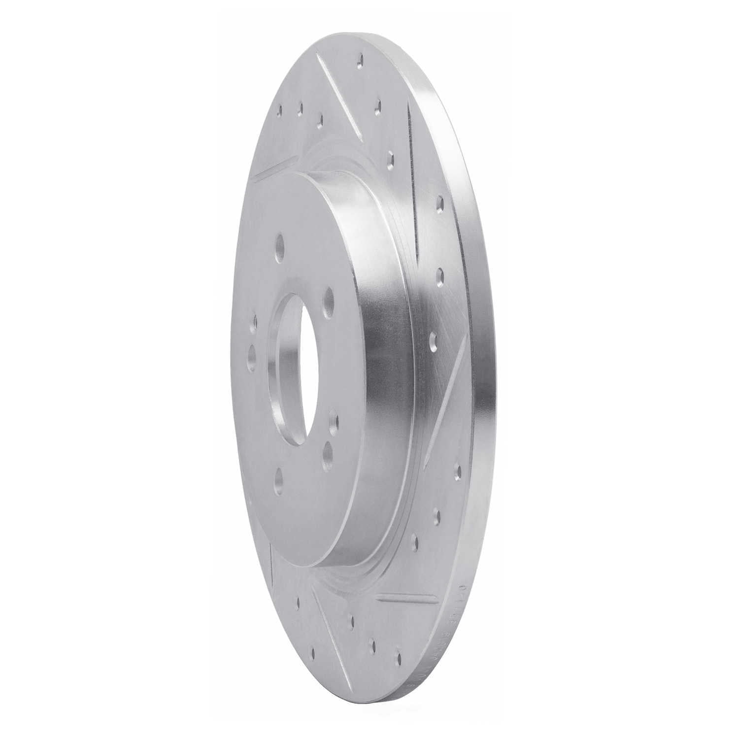 Dynamic Friction Company 631-03060R DFC Brake Rotor - Drilled And Slotted - Silver
