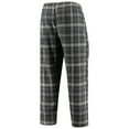 thumbnail image 4 of Men's Concepts Sport Charcoal/Gray Brooklyn Nets Ultimate Plaid Flannel Pajama Pants, 4 of 4