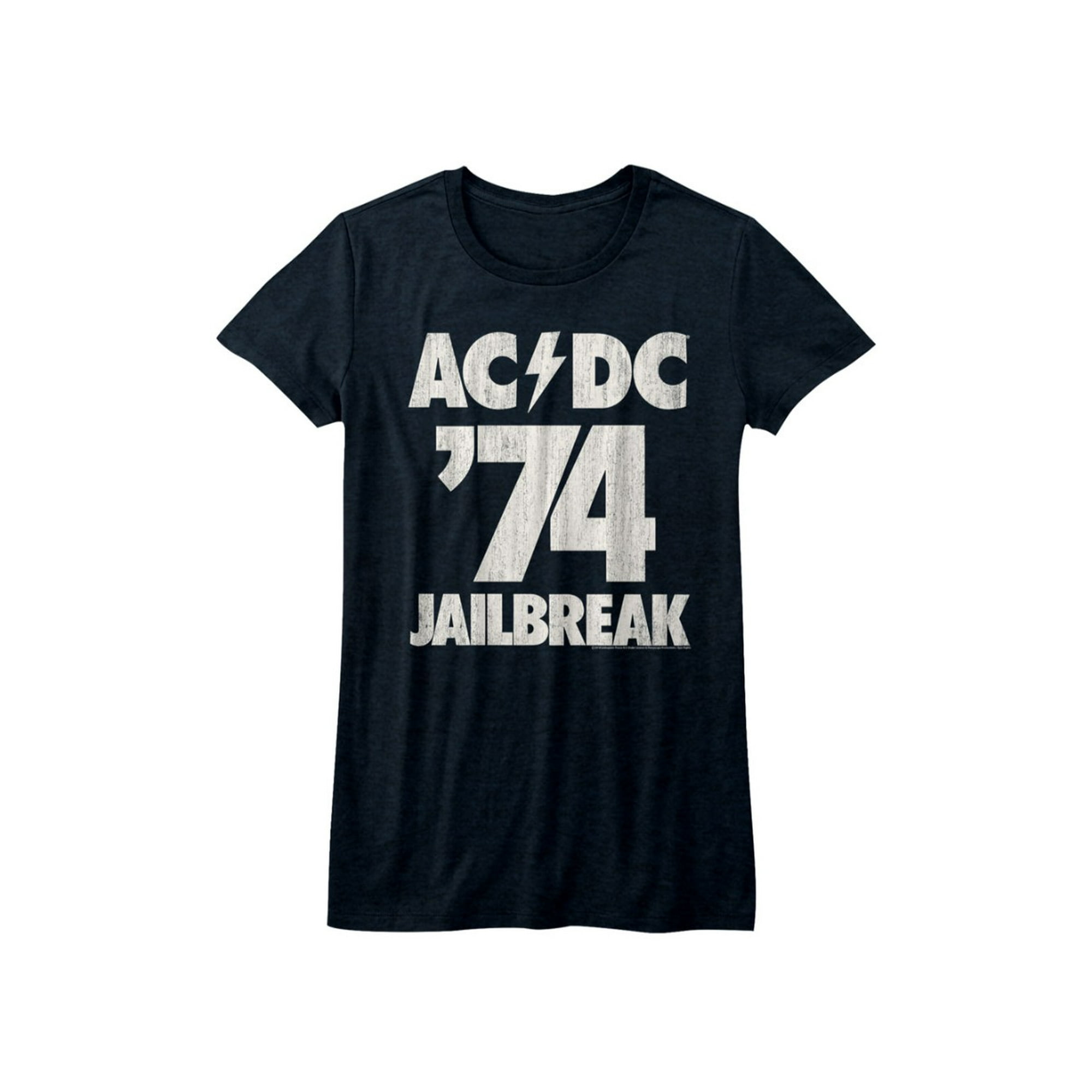 Acdc Heavy Metal Rock Band 1974 Jailbreak Vintage Juniors T Shirt Tee Walmart Canada
